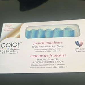 French manicure nail strips On the Flip Side
